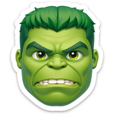 Hulk in love Hulk sticker