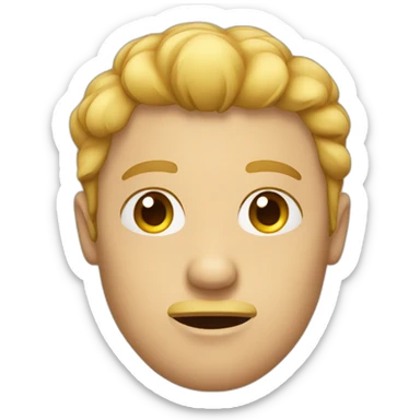 face of a person who does not understand sticker