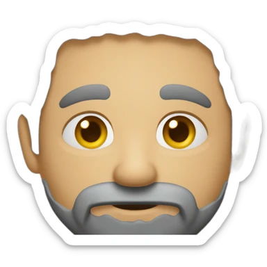 Homme tenant un cœur sticker