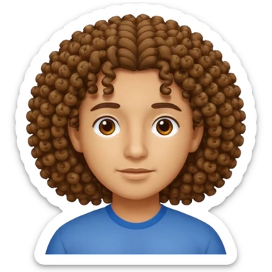 Hispanic with curly hair puerto rican sticker