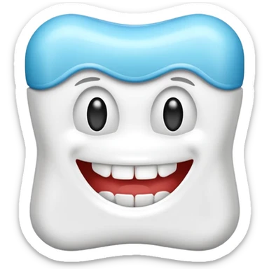 Dental floss  sticker