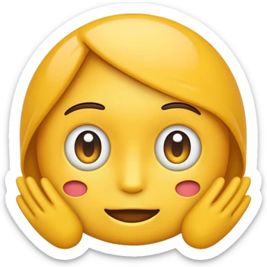 an emoji to indacate i am having focus time, standard emoji style sticker