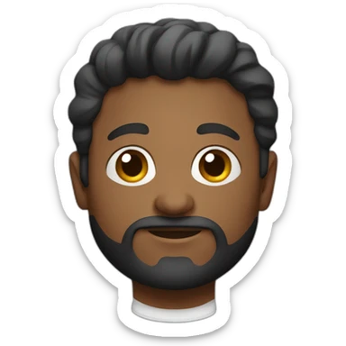 A man with a tray with the name elynah on it sticker