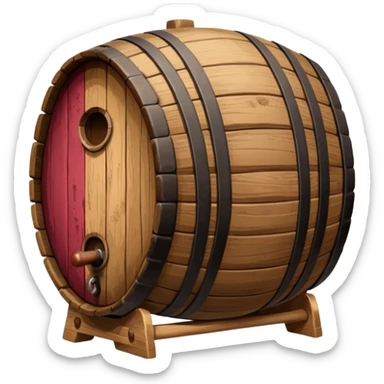 Aged Wine Barrels sticker