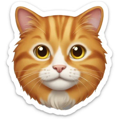 Ginger cat sticker