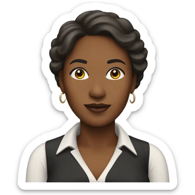 Women martin Luther king sticker