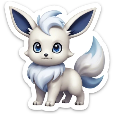 Epic Shiny Cool Cute Kawaii Eevee-Absol-Pokemon Full Body sticker