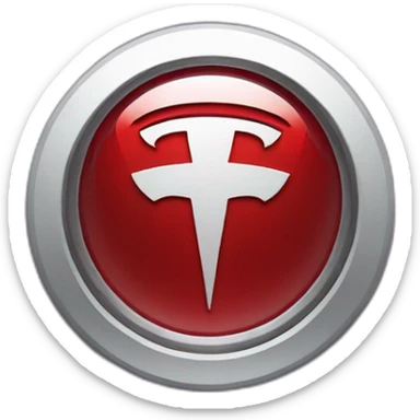 Tesla logo sticker