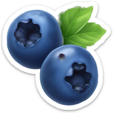 blueberry sticker