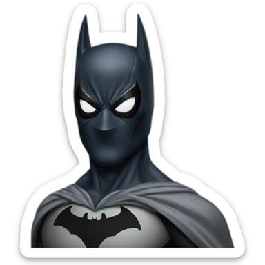 Spider-Man meme but as batman sticker