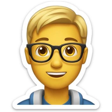 college student sticker