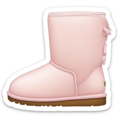 light pink uggs sticker
