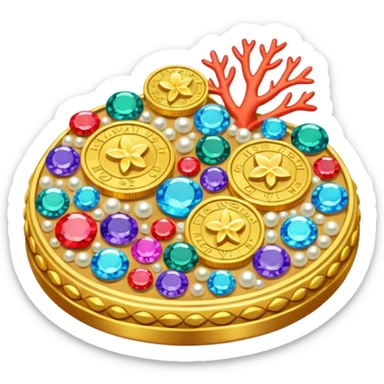 Coral Reef Treasure sticker