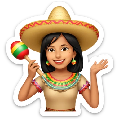 Meraca Musician sticker