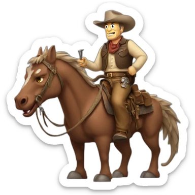 john wayne ride dragon sticker