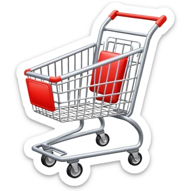 carrito de compras sticker