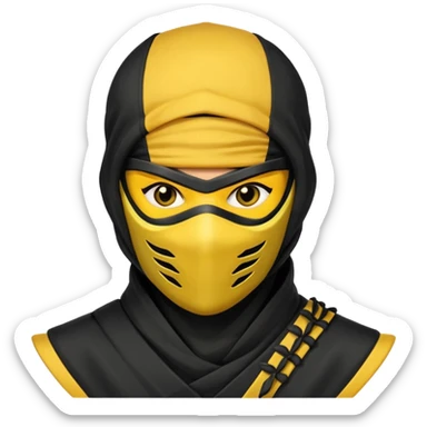 scorpion mortal kombat sticker