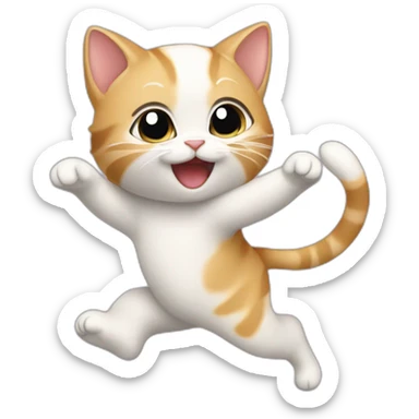Chaton qui danse sticker
