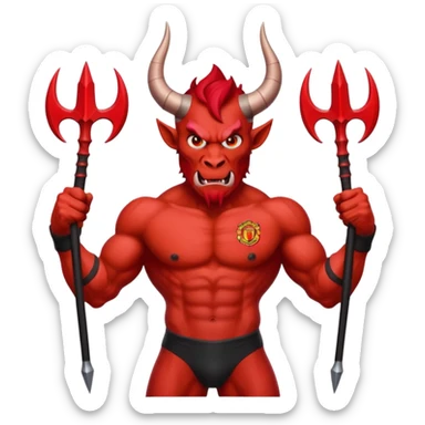 Manchester United Red Devil sticker