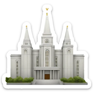lds temple  sticker