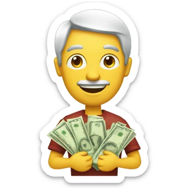 Portuese with money sticker