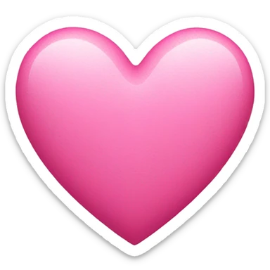 pink heart sticker