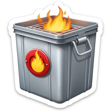 Heat locked  sticker