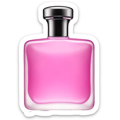 pink perfume bottle sticker