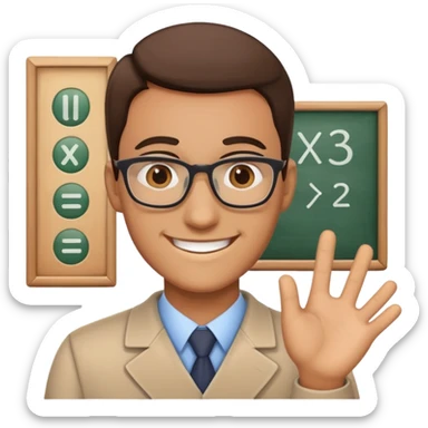 Math teacher  sticker