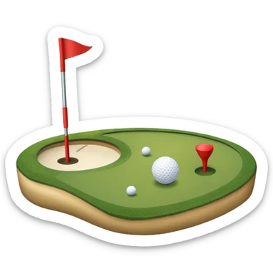 palo de golf sticker