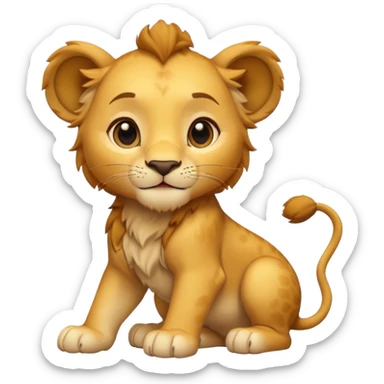 lion king disney sticker