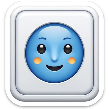 Blue tick in white box for a admin of Roblox sticker