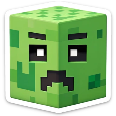 Minecraft Creeper sticker