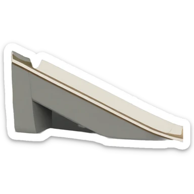 skateboard ramp, streets sticker