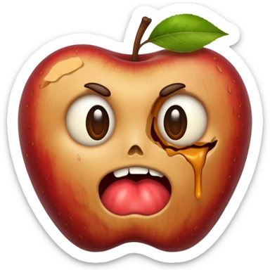Rotten Apple sticker