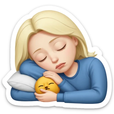 Sleepy Character zzz sticker