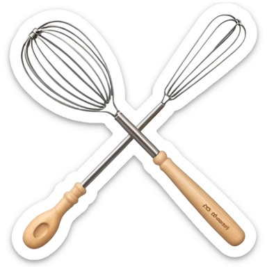 Danish dough wisk sticker