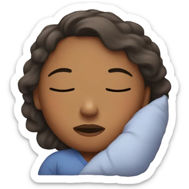 Sleep women  sticker
