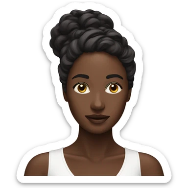 Femme soin skincare sticker