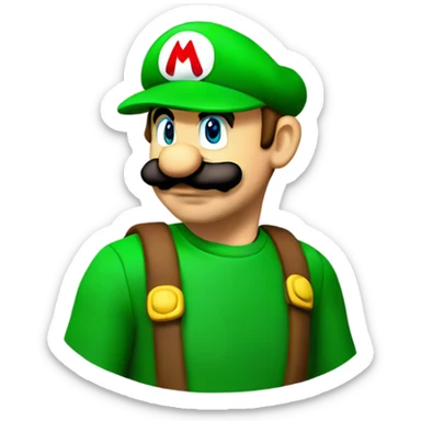 Mario and Luigi  sticker