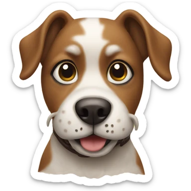 Dog the beach  sticker