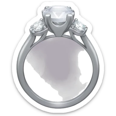 Engagement ring sticker