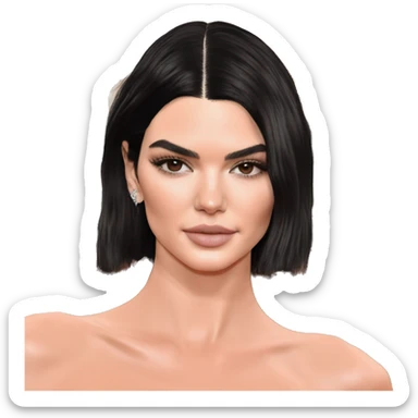 kendall jenner met gala sticker