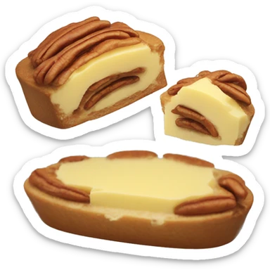 Butter pecan sticker