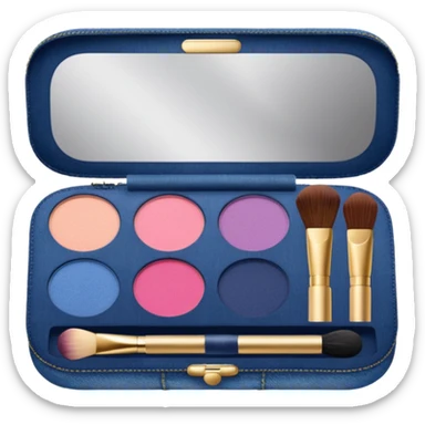 Make up kit nyx denim floral design sticker