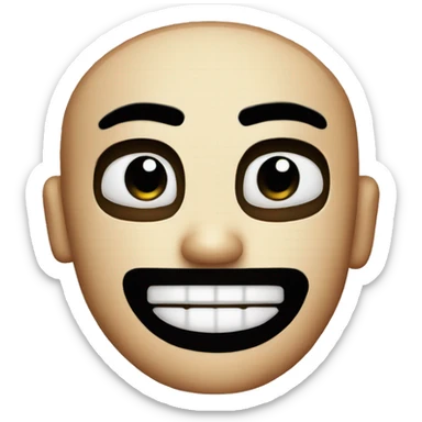 censored pixels smirk sticker