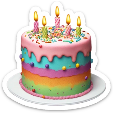 Birthday sticker