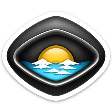 Mancuerna vista desde el ángulo derecho sticker