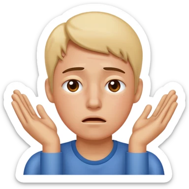 person crashing out sticker