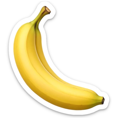 crea un emoji de un guineo sticker